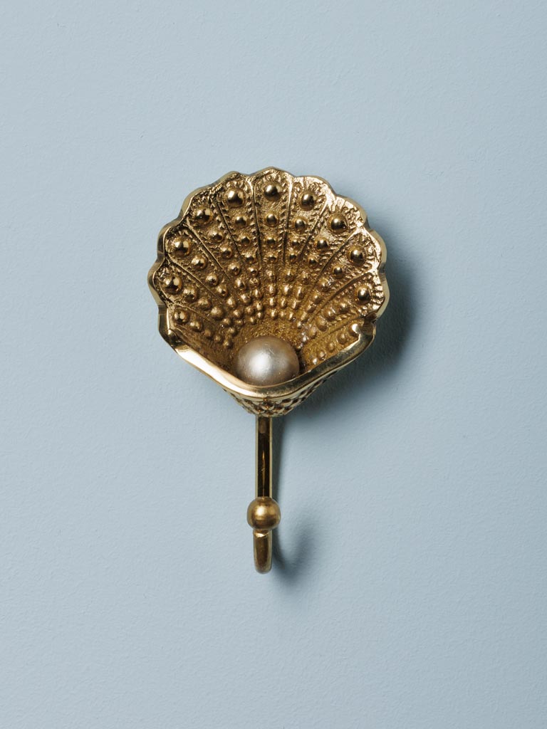 Crochet coquillage et perle - 1