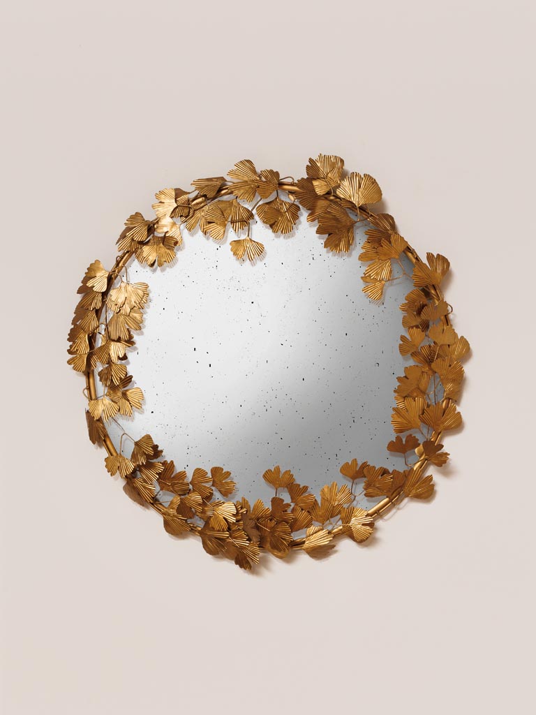 Convex mirror Ginkgo leaves - 1
