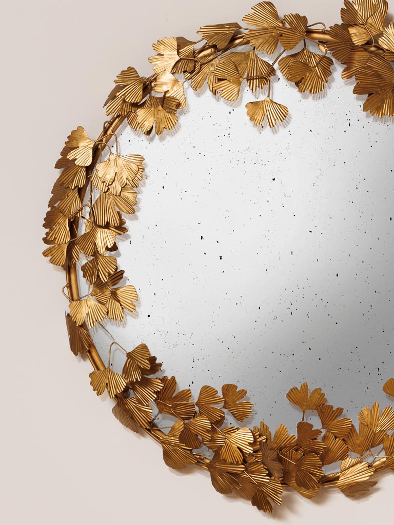 Convex mirror Ginkgo leaves - 3