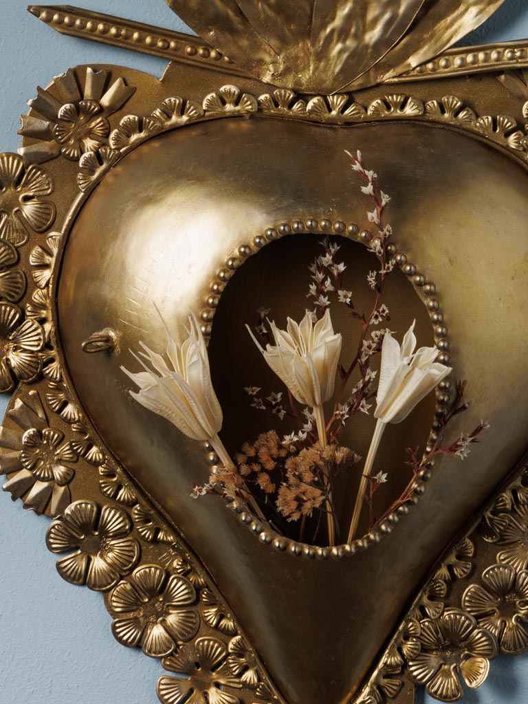 Wall Ex-voto box with birds - 5