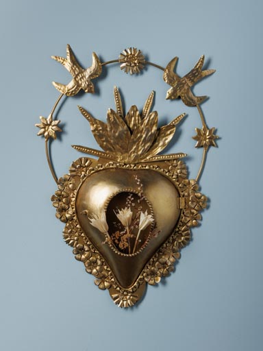 Boîte murale Ex-voto aux oiseaux