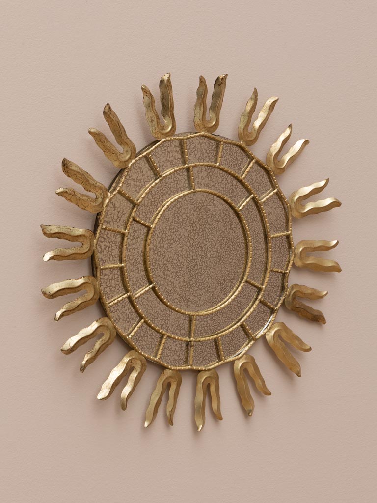 Miroir verre craquelé Sundria - 3