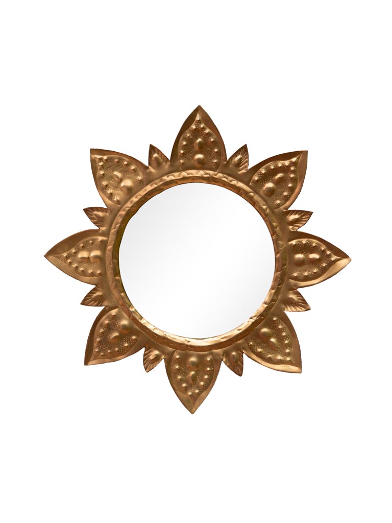 Miroir fleur antique - 2