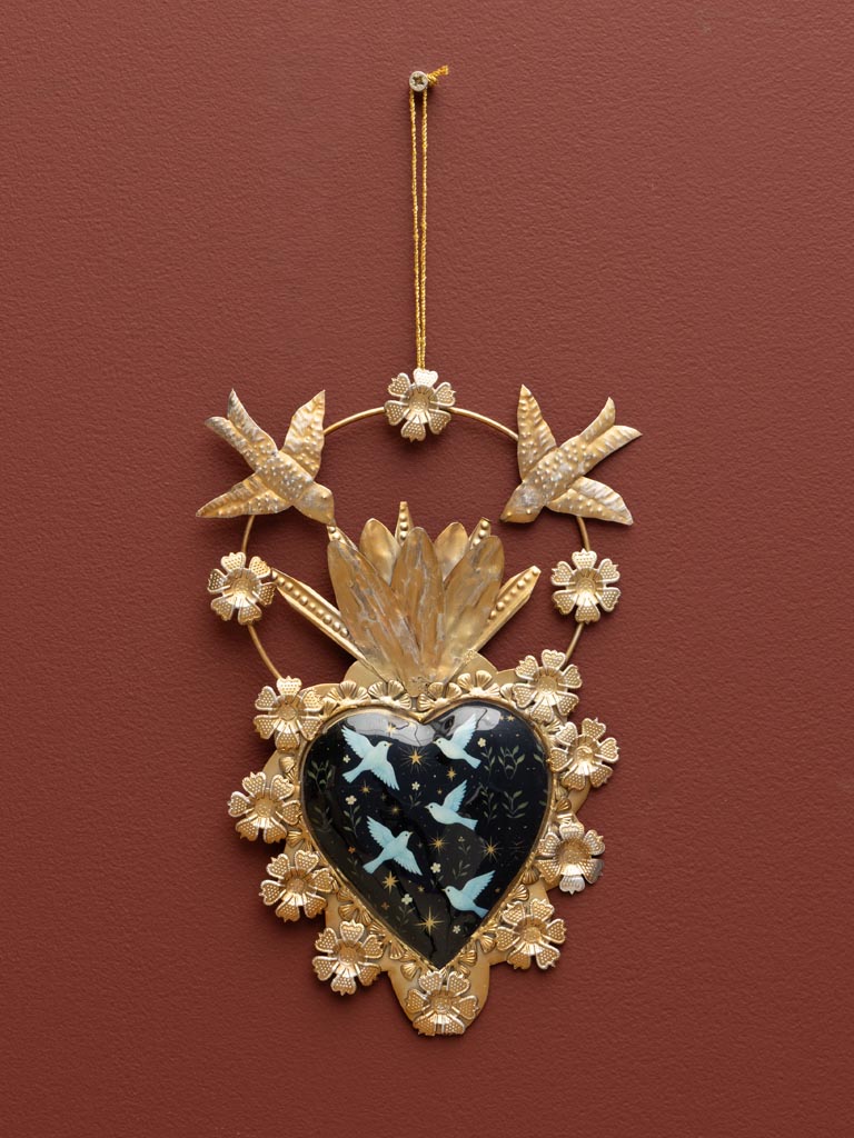 Grand Ex-voto doré aux oiseaux - 1