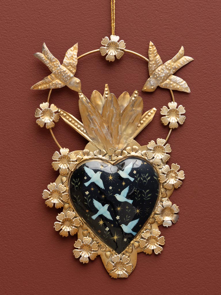 Grand Ex-voto doré aux oiseaux - 3