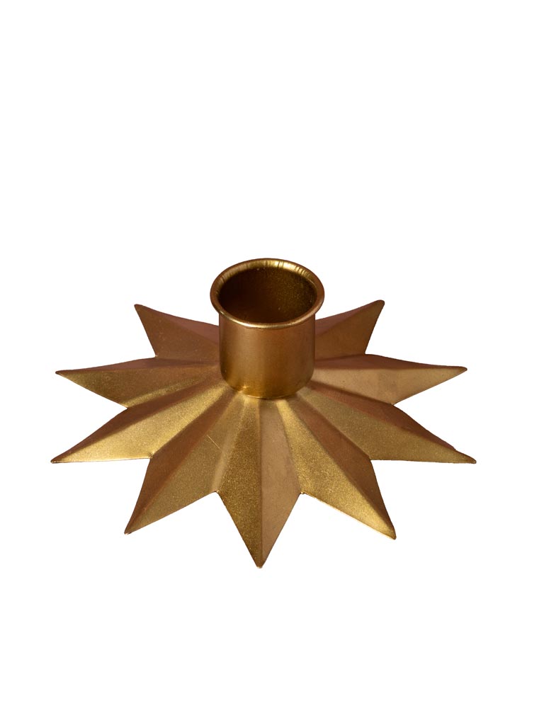 Bougeoir étoile dorée - 2