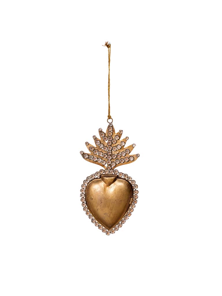 Hanging ex-voto heart box - 2