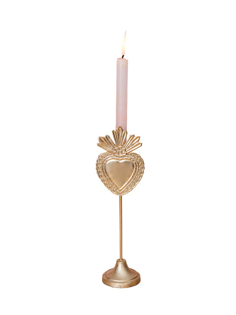 Candle holder ex-voto heart - 2