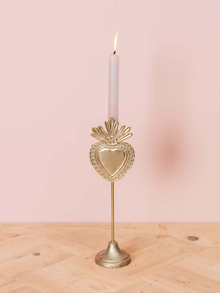 Candle holder ex-voto heart - 1
