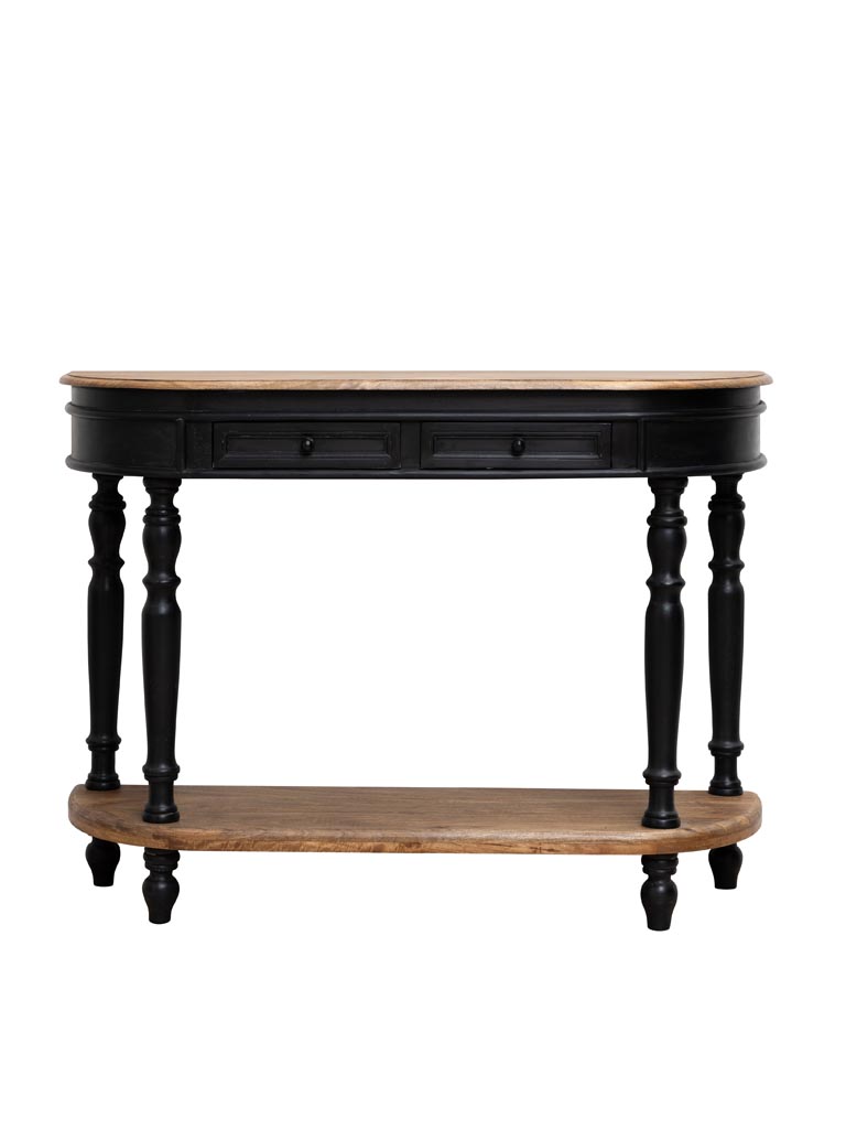 Console with low shelf black Nevermore - 3