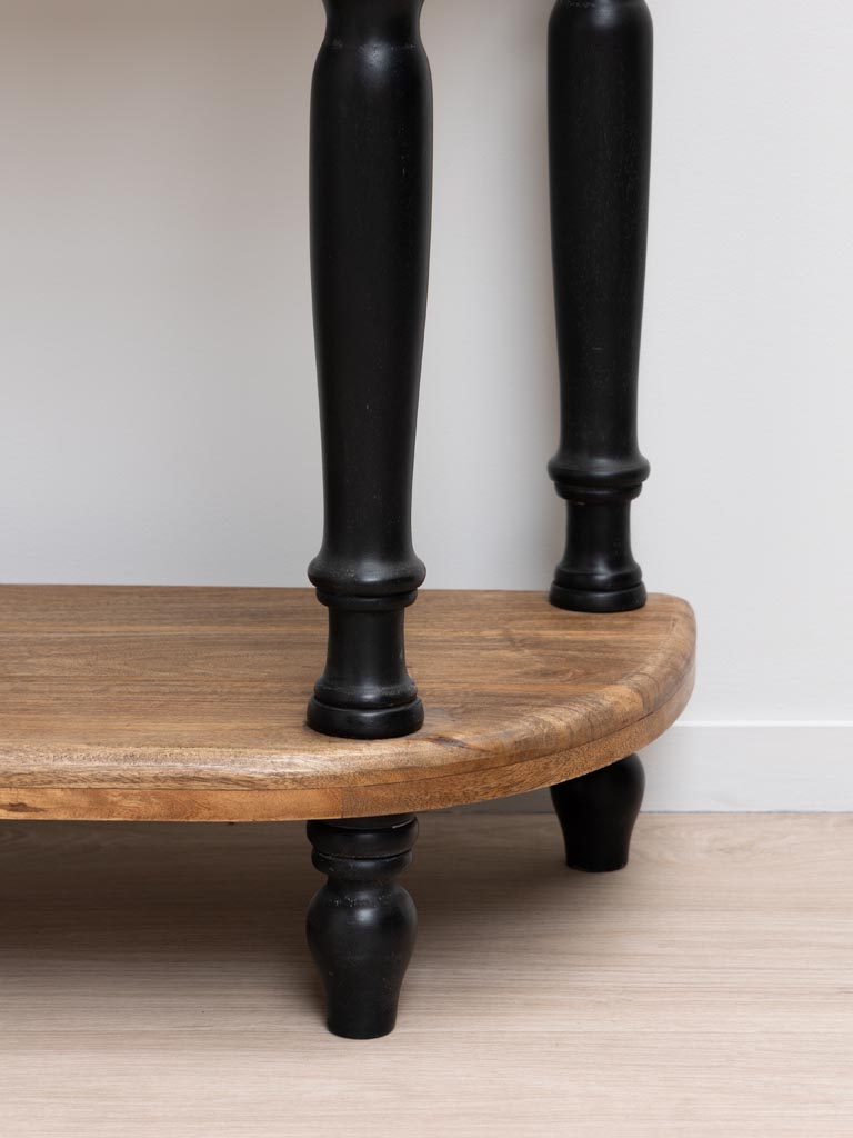 Black console with low shelf Nevermore - 6