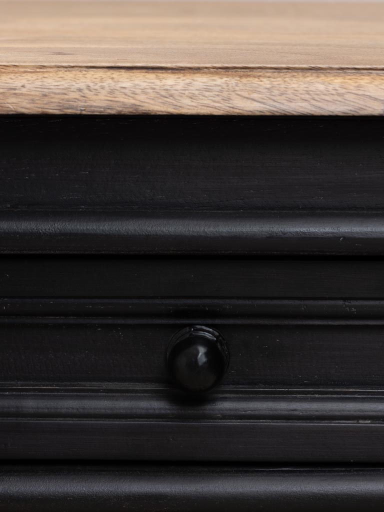 Black console with low shelf Nevermore - 5
