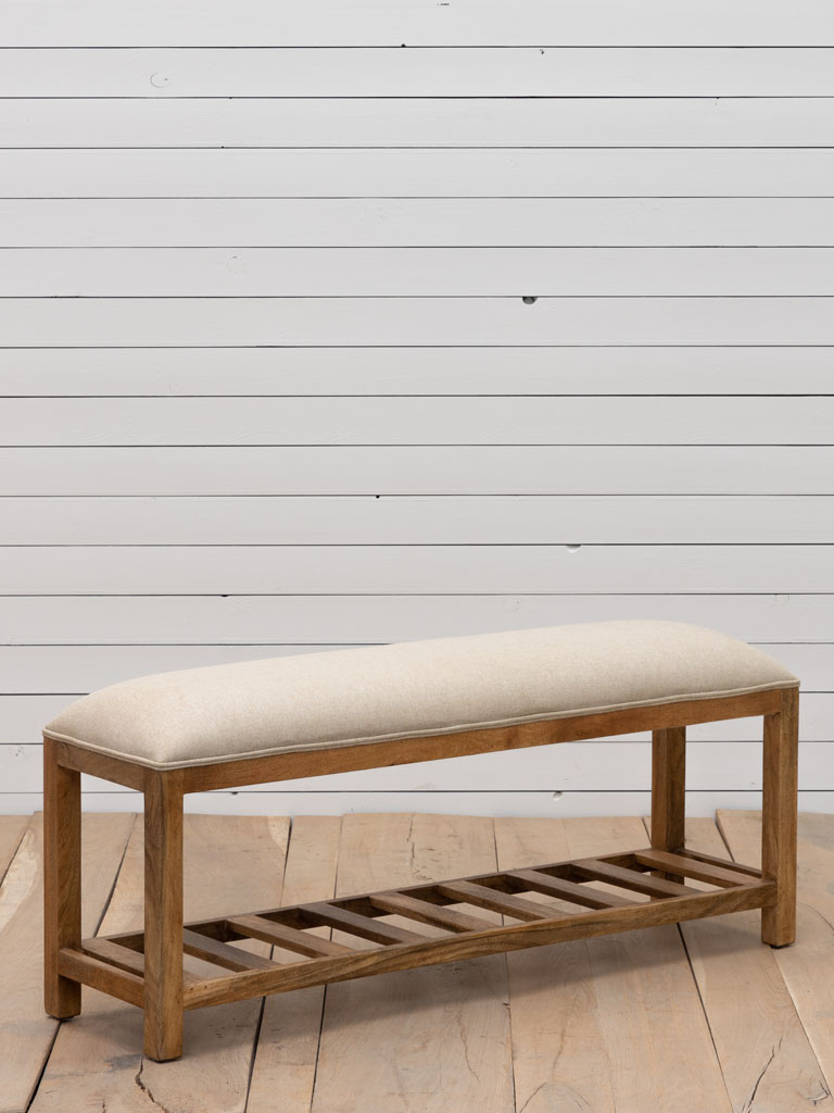 Banc beige Hermine - 1