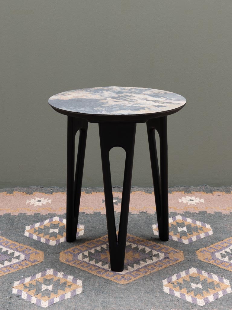 Side table Pina burnt style top - 3