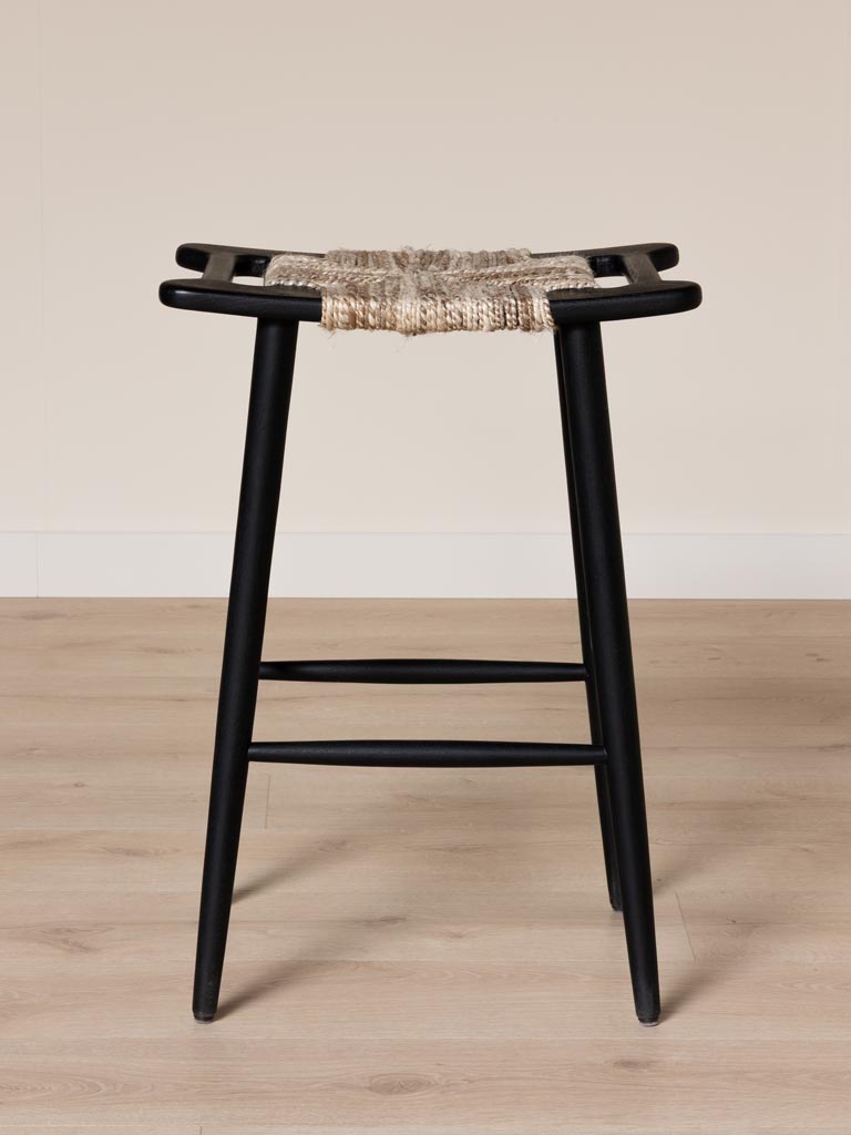 Braided whool bar stool Ovira - 1
