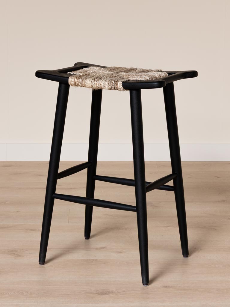 Braided whool bar stool Ovira - 3