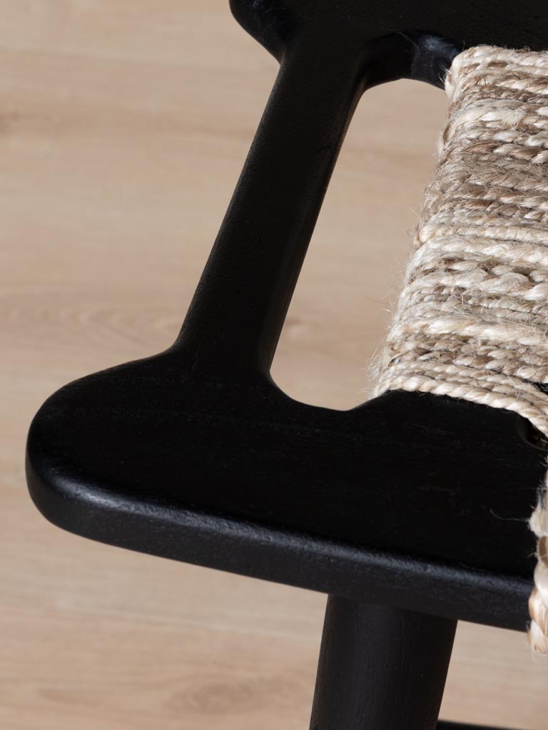 Braided whool bar stool Ovira - 4