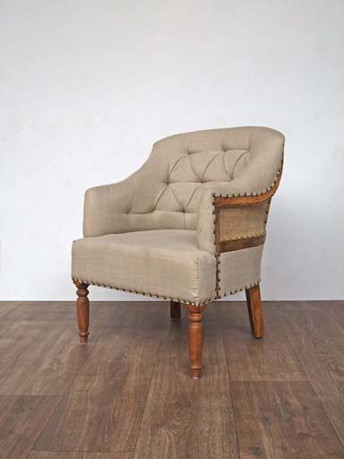 Armchair beige Valbelle