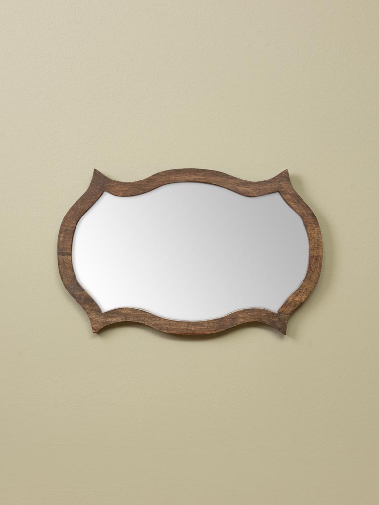 Miroir Horus cadre bois - 3