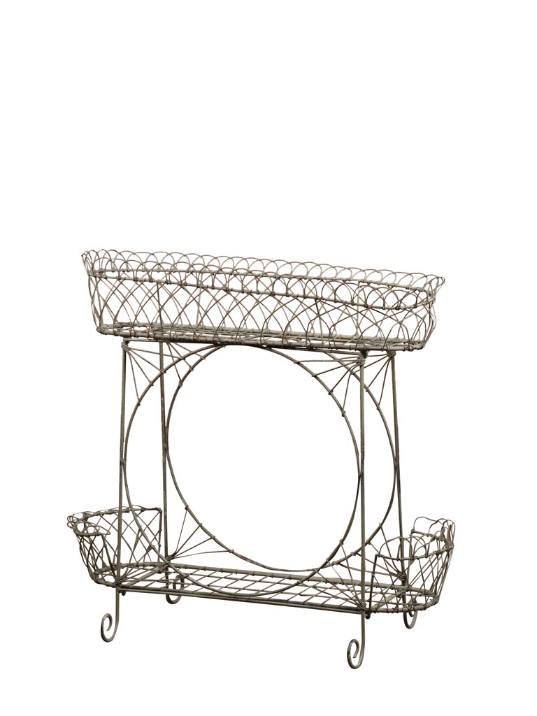 Iron planter on stand - 2