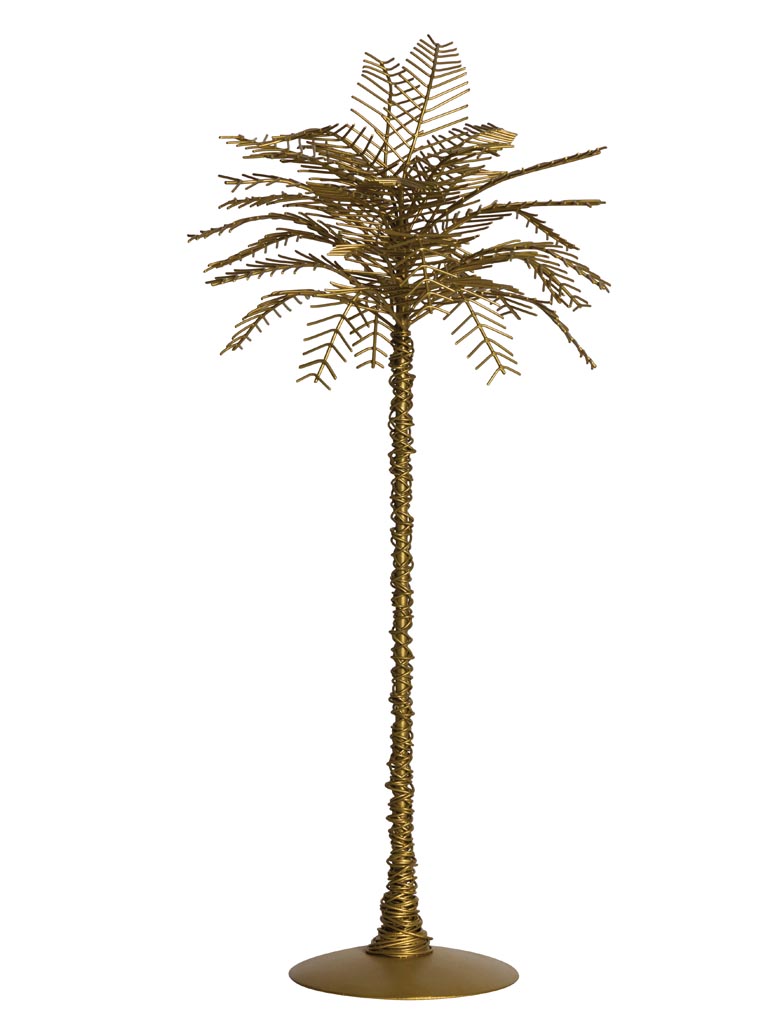 Golden decorative palm tree 45cm - 2