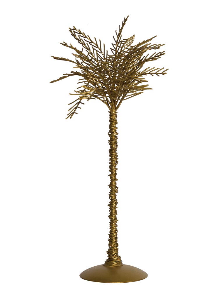Golden decorative palm tree 38cm - 2