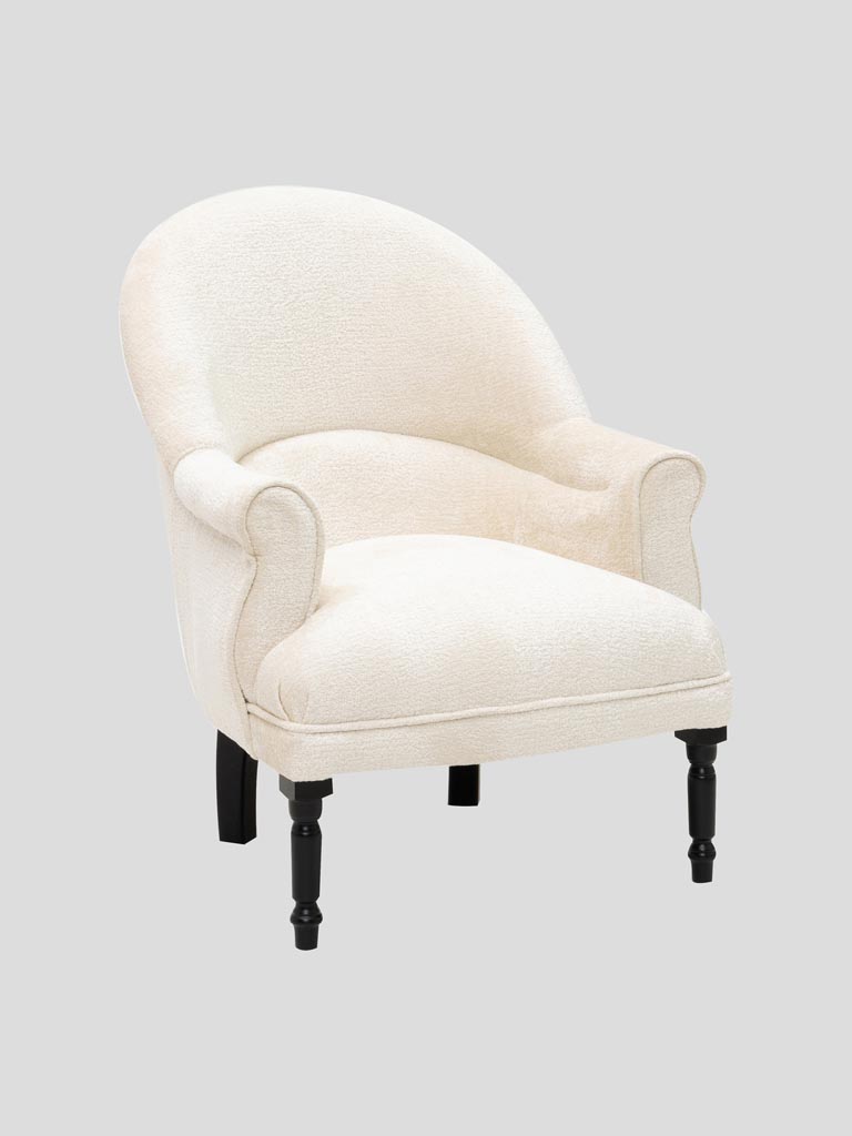 Venezia curly club armchair - 1