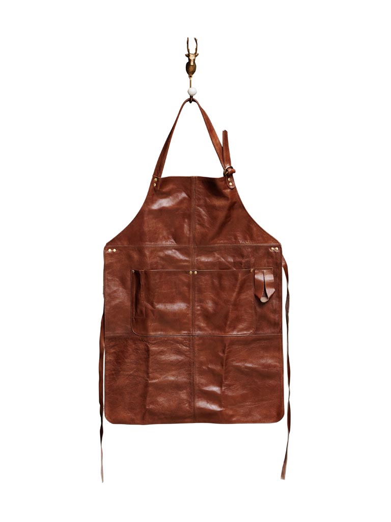Leather apron brown Bubba - 2