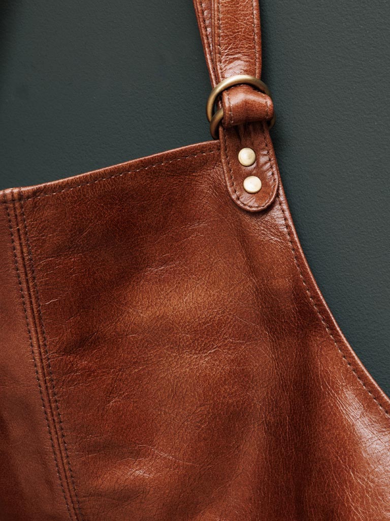 Leather apron brown Bubba - 3