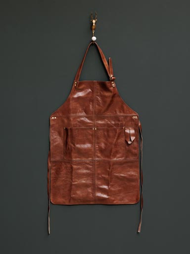 Leather apron brown Bubba