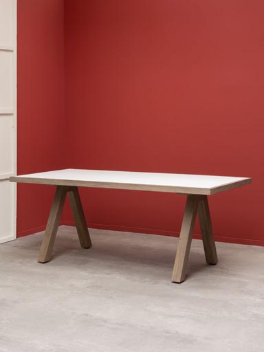 Concrete style top table Ibiza
