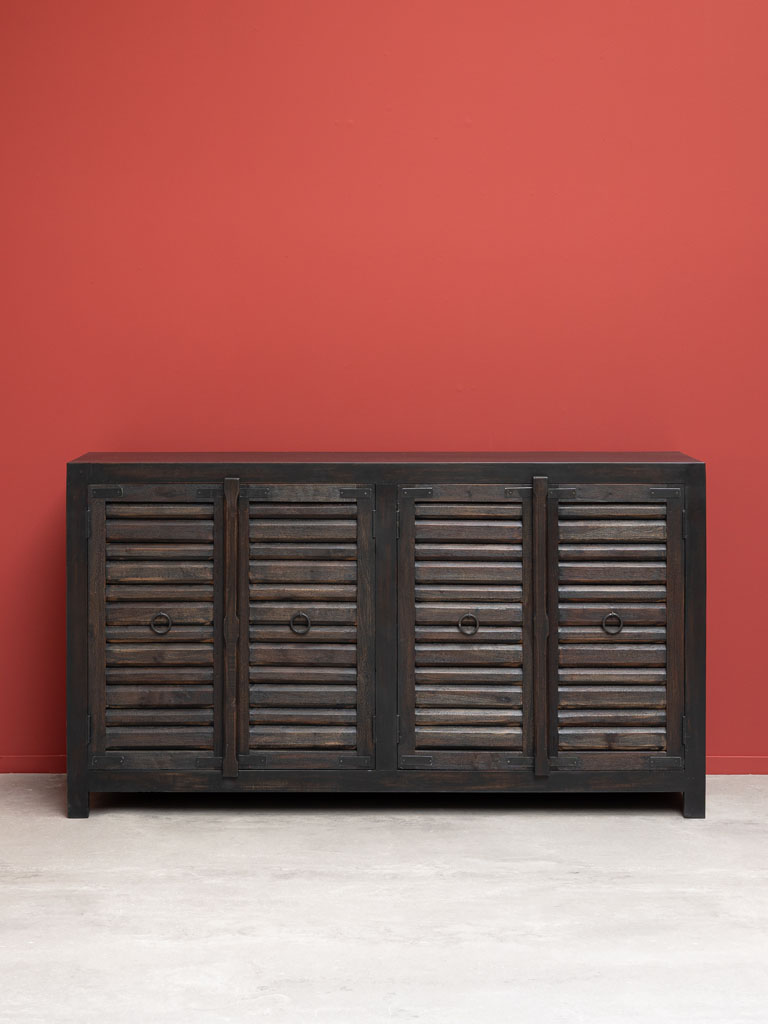 Dark sideboard shutter doors Oriel - 5