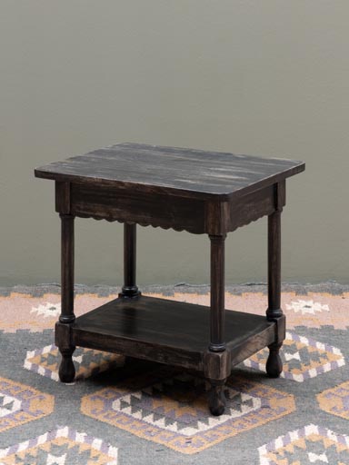 Side table with shelf Charlotte