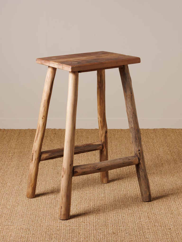 Wooden stool Noé - 1