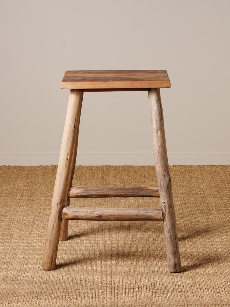 Wooden stool Noé - 3