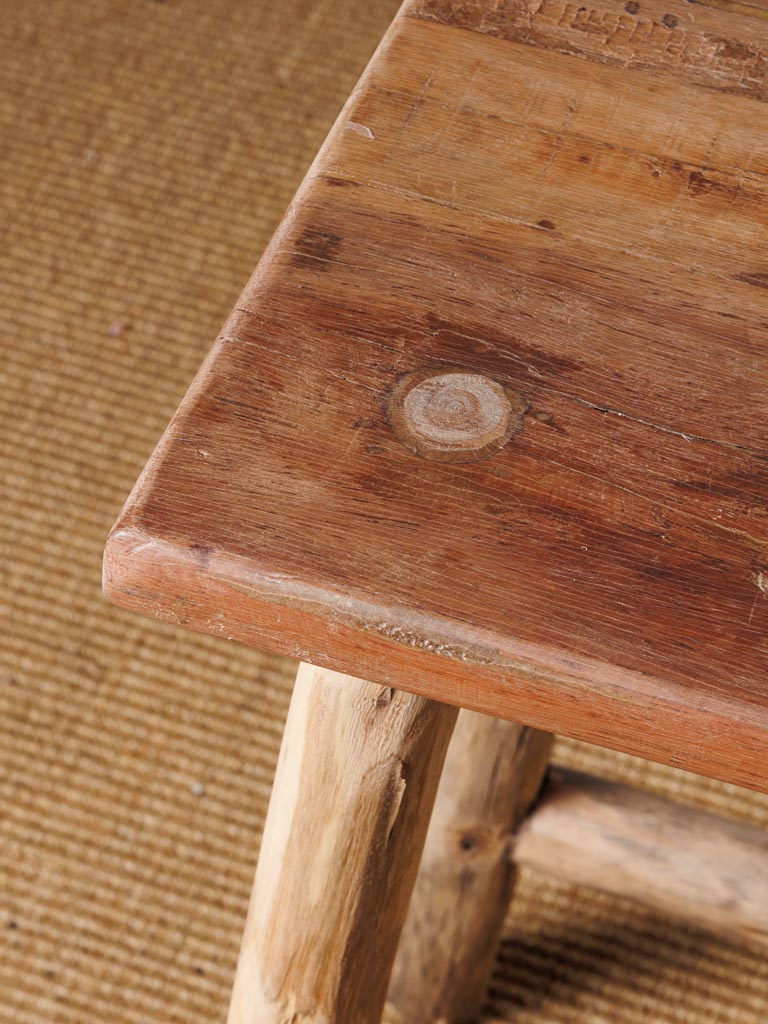 Wooden stool Noé - 4