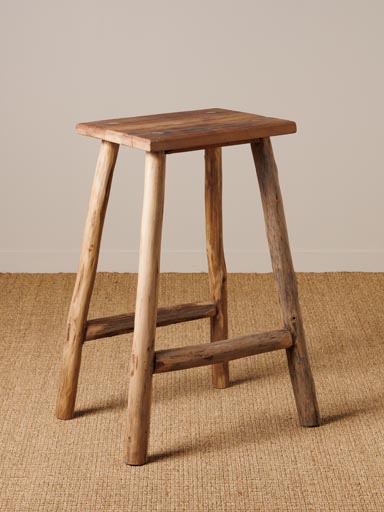 Wooden stool Noé