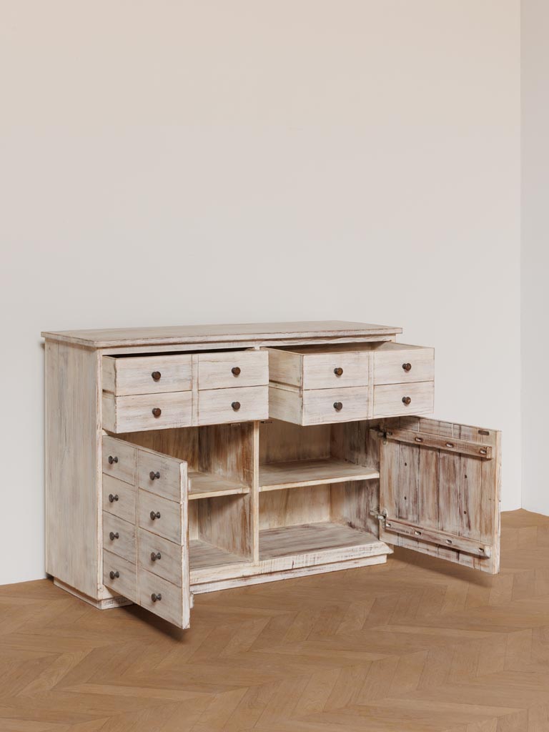 Commode 2 tiroirs & 2 portes - 5
