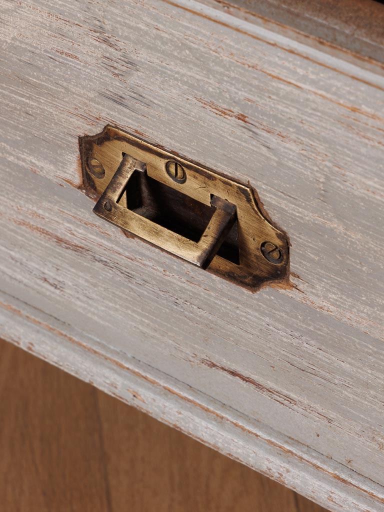 Grey console 1 drawer Carthage - 7