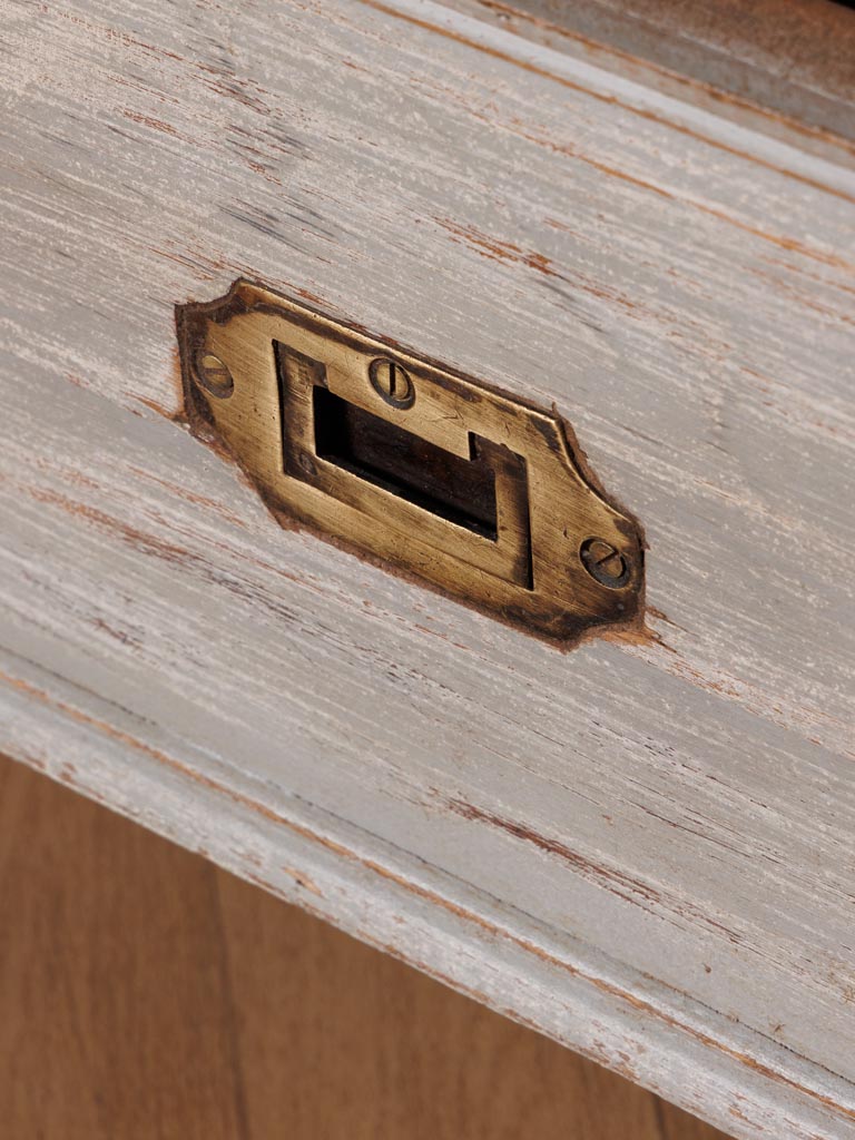 Grey console 1 drawer Carthage - 2