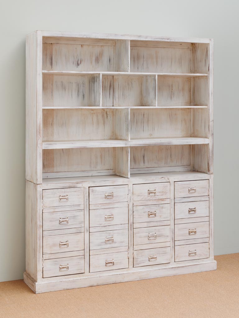 Shelf with 4 doors false drawers - 4