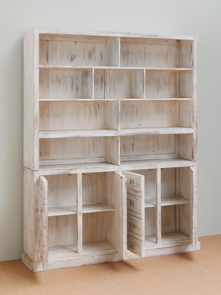 Shelf with 4 doors false drawers - 6