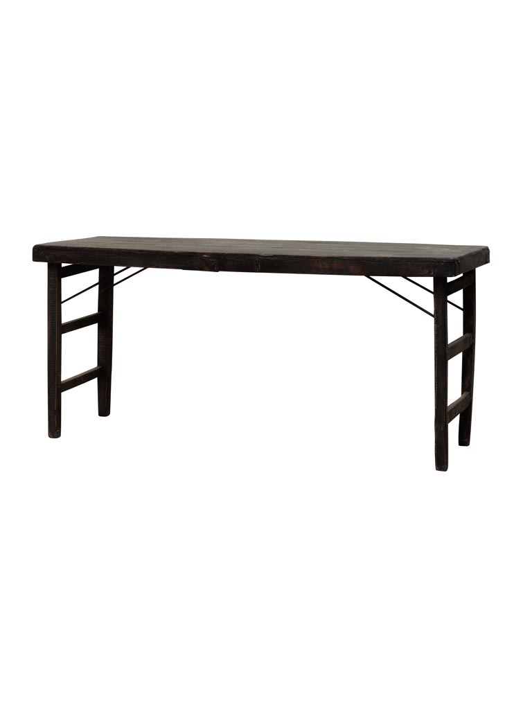 Large black folding console - 2