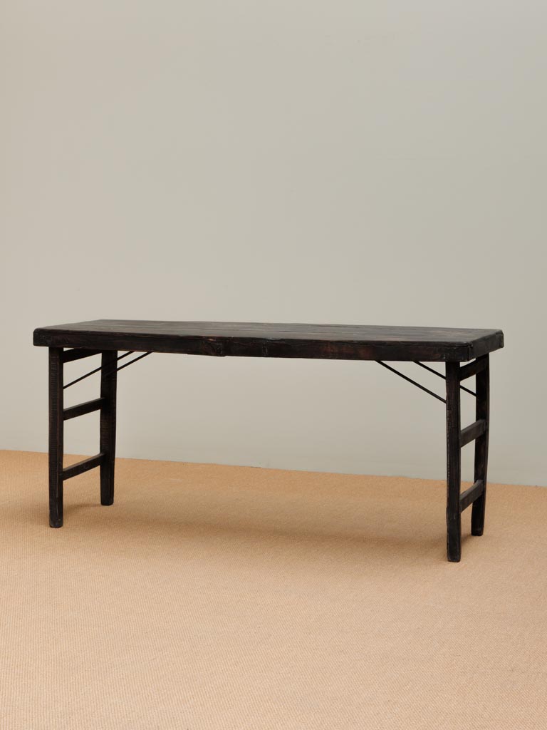 Large black folding console - 3