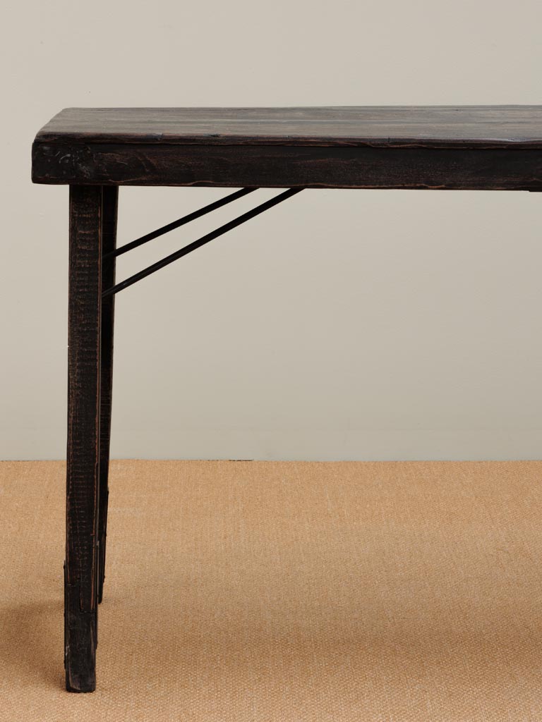 Large black folding console - 5