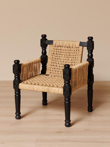 Braided armchair Sundar
