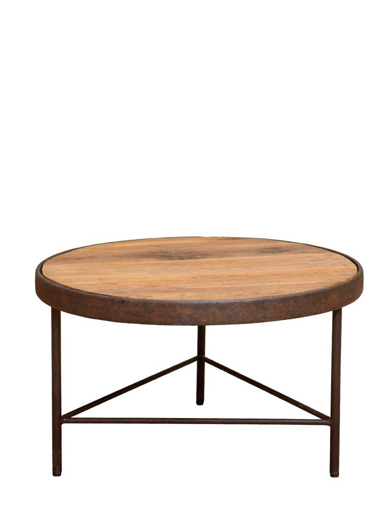Table basse métal rouillé Rusta - 2