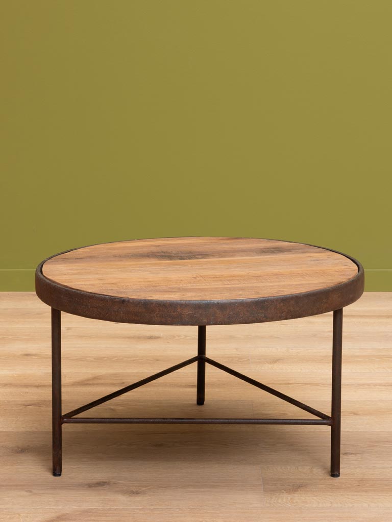 Table basse métal rouillé Rusta - 3