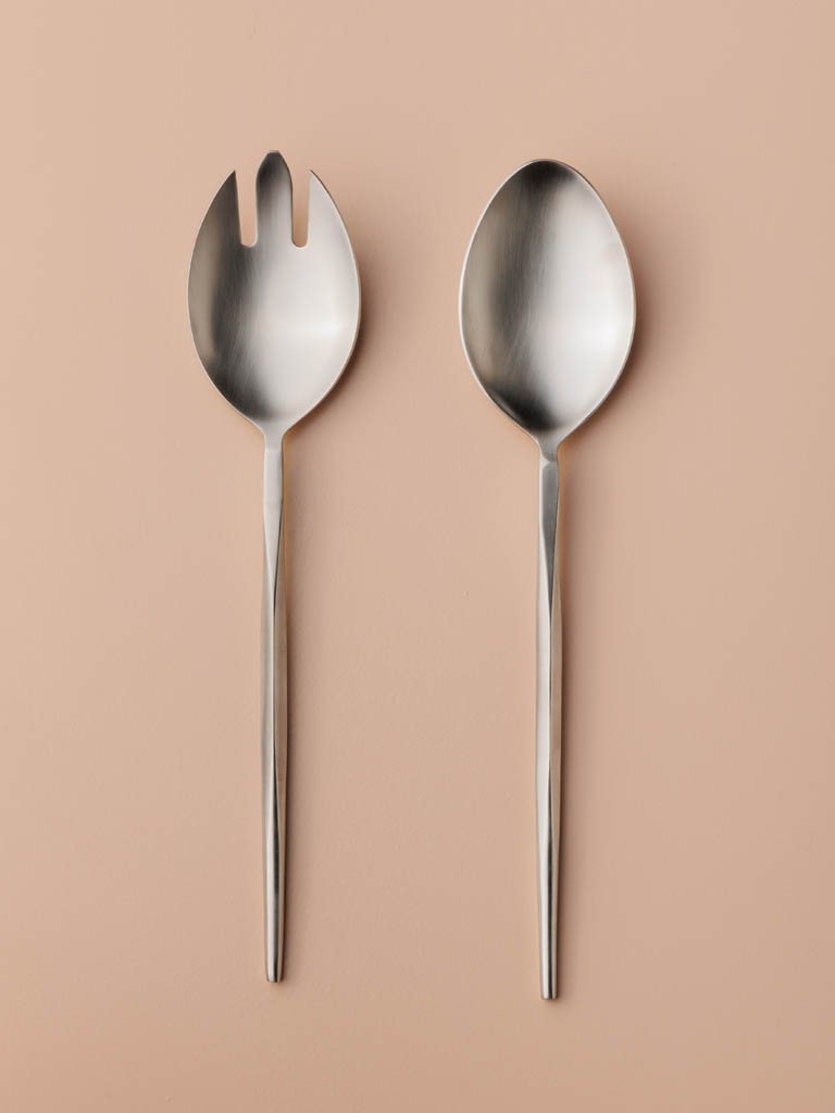 S/2 salad servers mat finish - 1