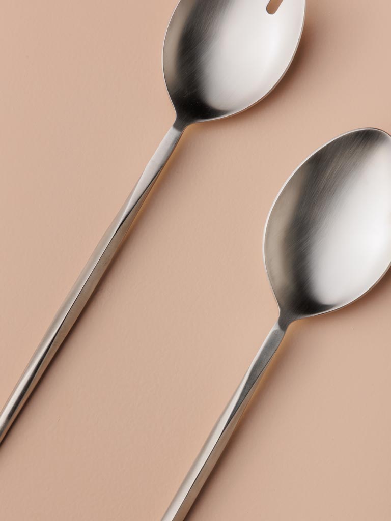 S/2 salad servers mat finish - 4